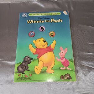 Vintage NEW 1991 Disney WINNIE THE POOH Whitman Coloring & Activity Book 90s toy